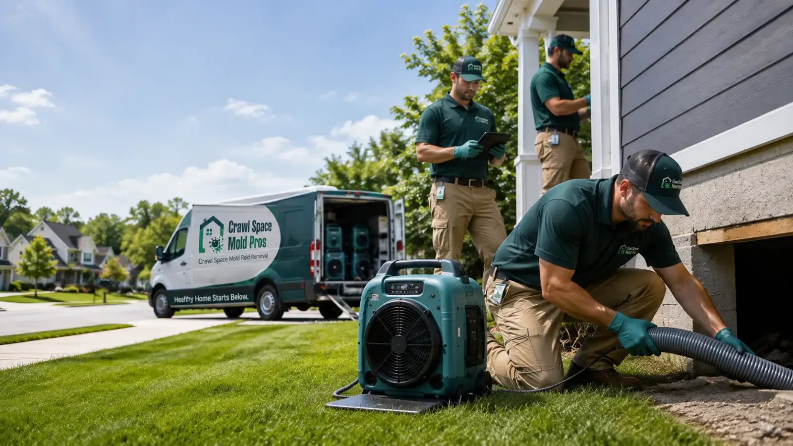 Crawl Space Mold Removal in Vermontville, MI